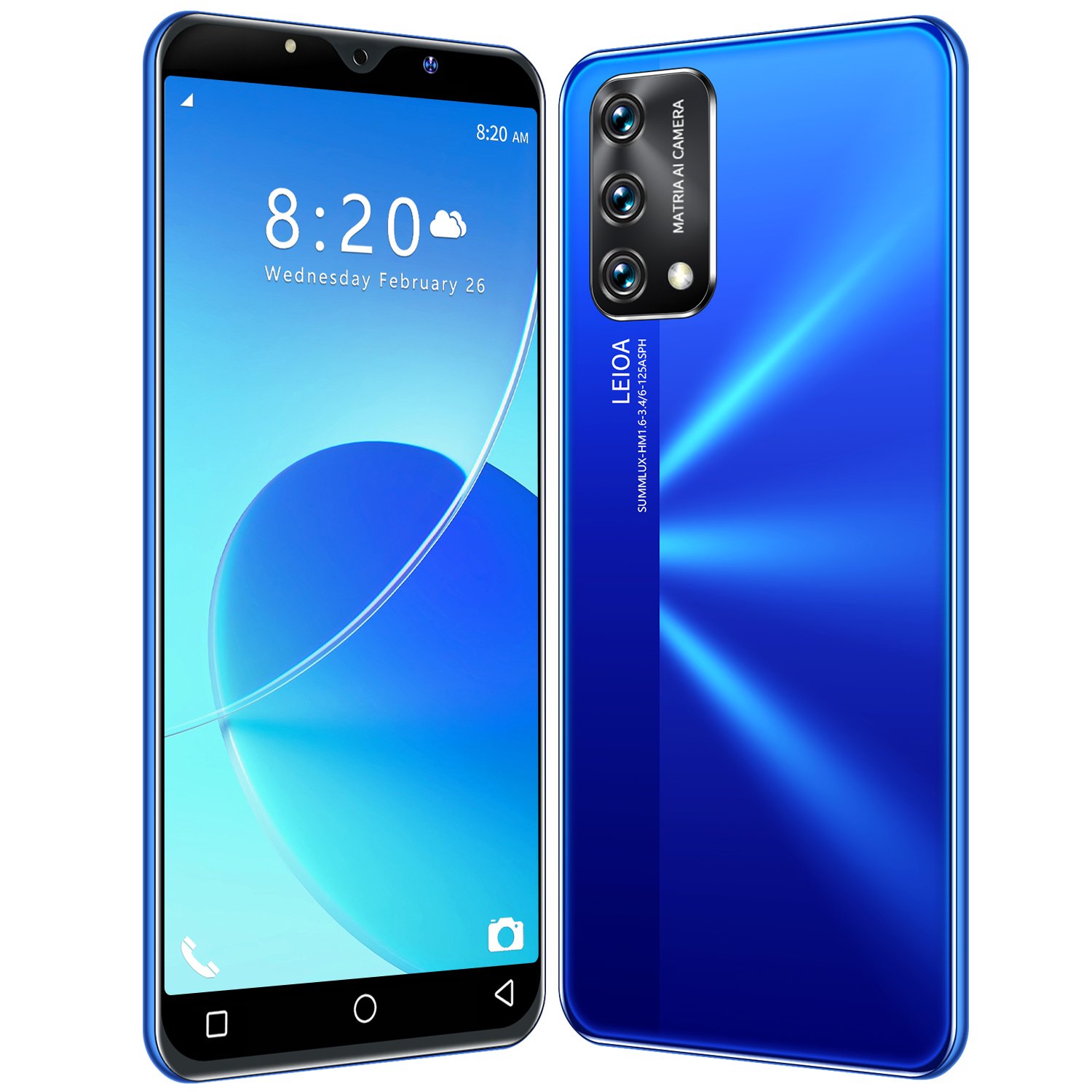5G mobile phone Q3 Pro smartphone unlocked 6GB 128GB 5.0 full screen 3G 4G Android 10Android smart mobile phone